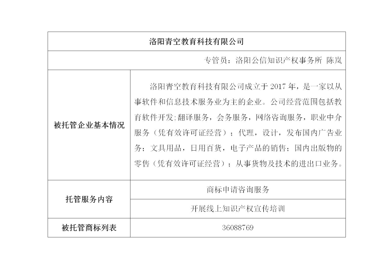 洛阳青空教育科技有限公司