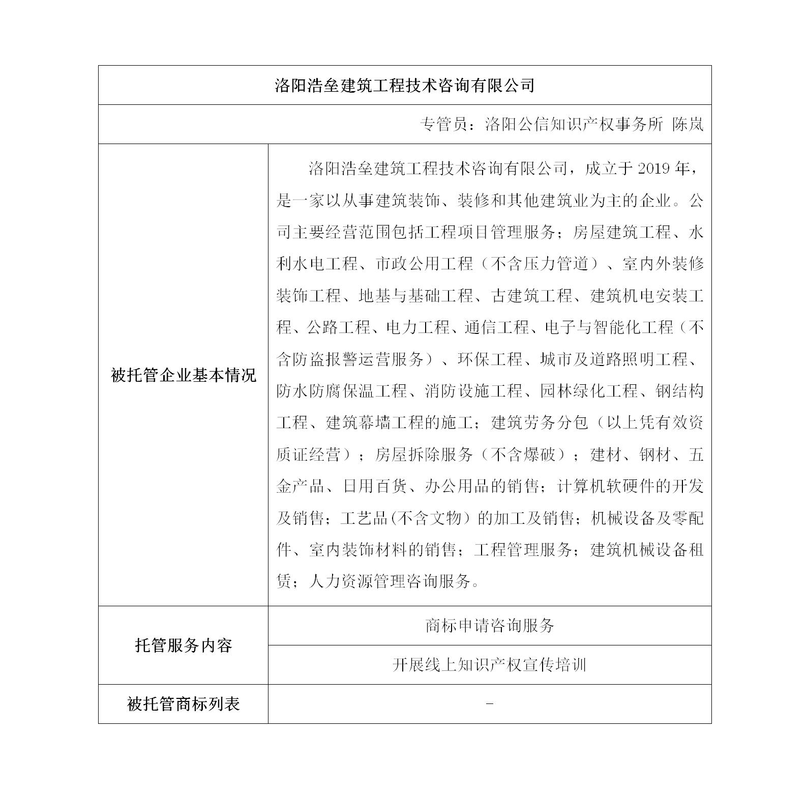 洛阳浩垒建筑工程技术咨询有限公司