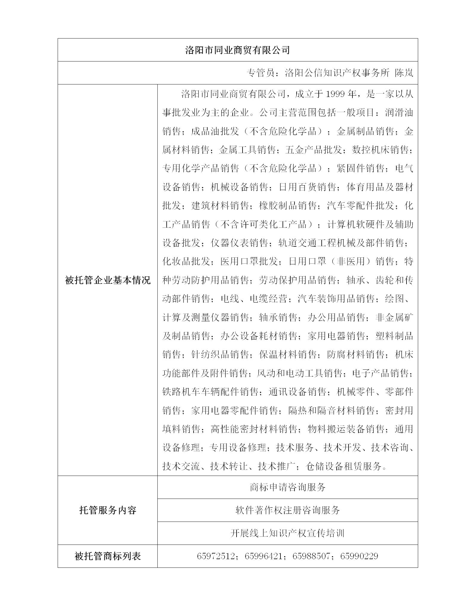 洛阳市同业商贸有限公司