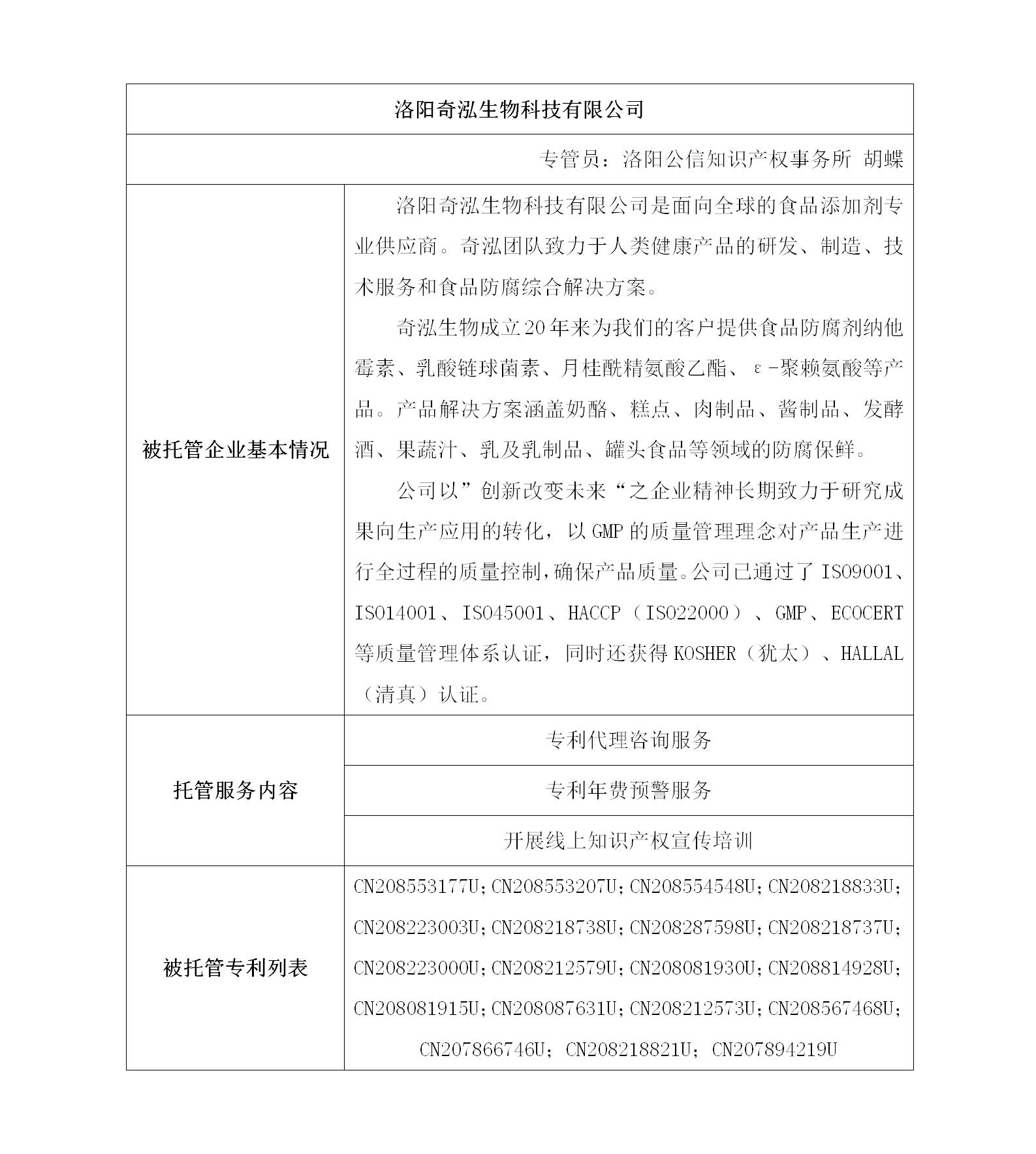 洛阳奇泓生物科技有限公司