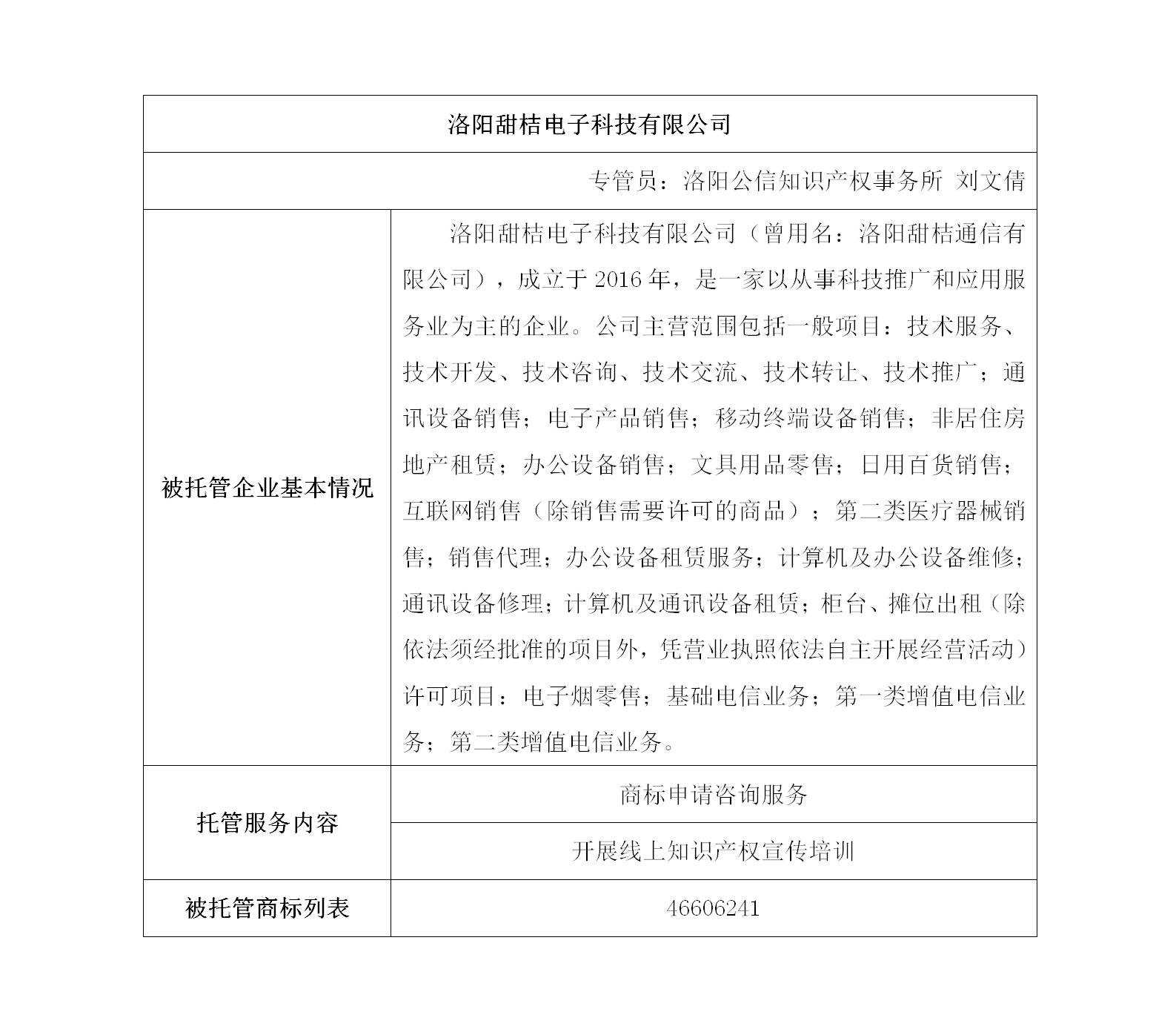 洛阳甜桔电子科技有限公司