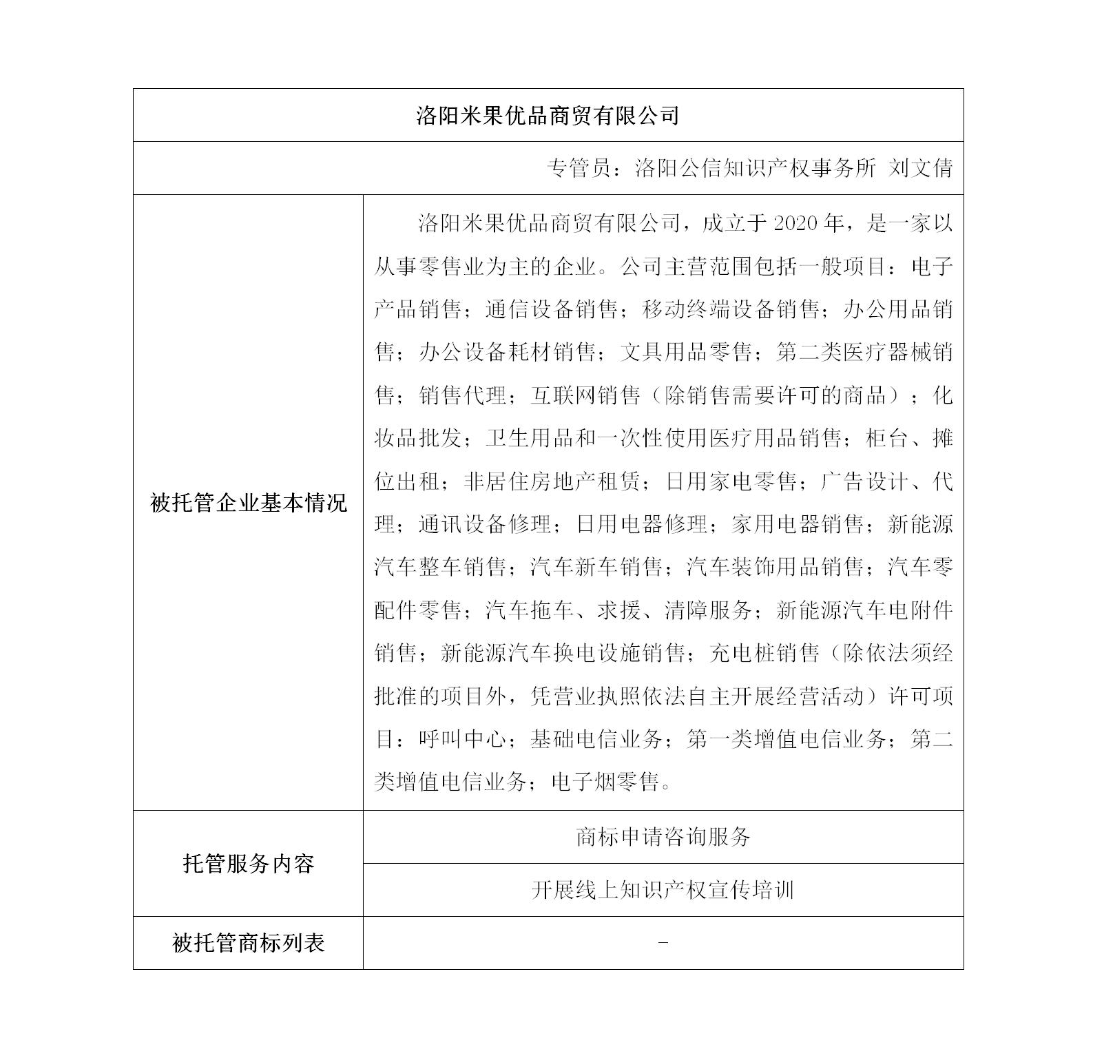 洛阳米果优品商贸有限公司