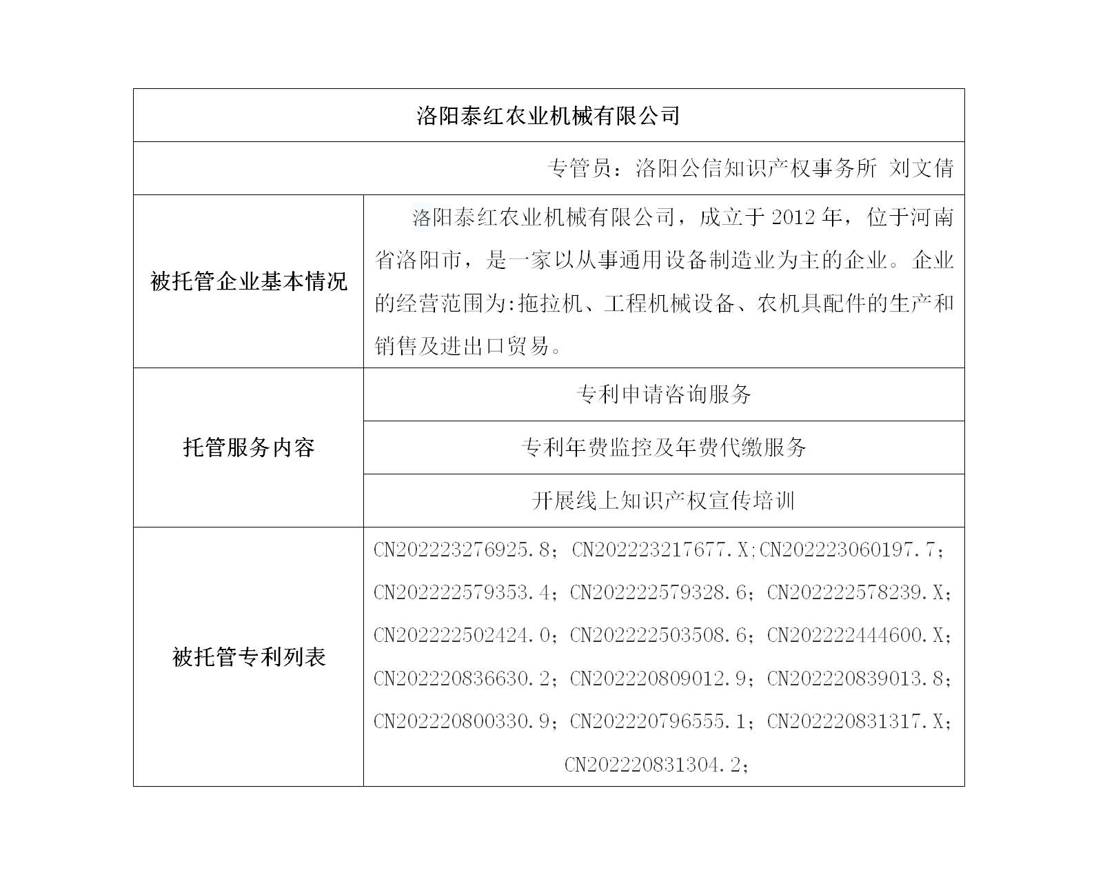 洛阳泰红农业机械有限公司