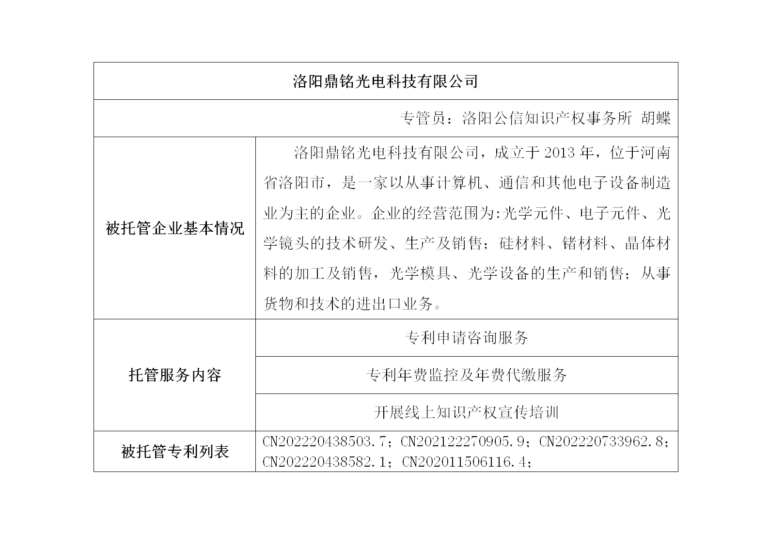 洛阳鼎铭光电科技有限公司